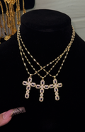 Pink Diamond heavy cross