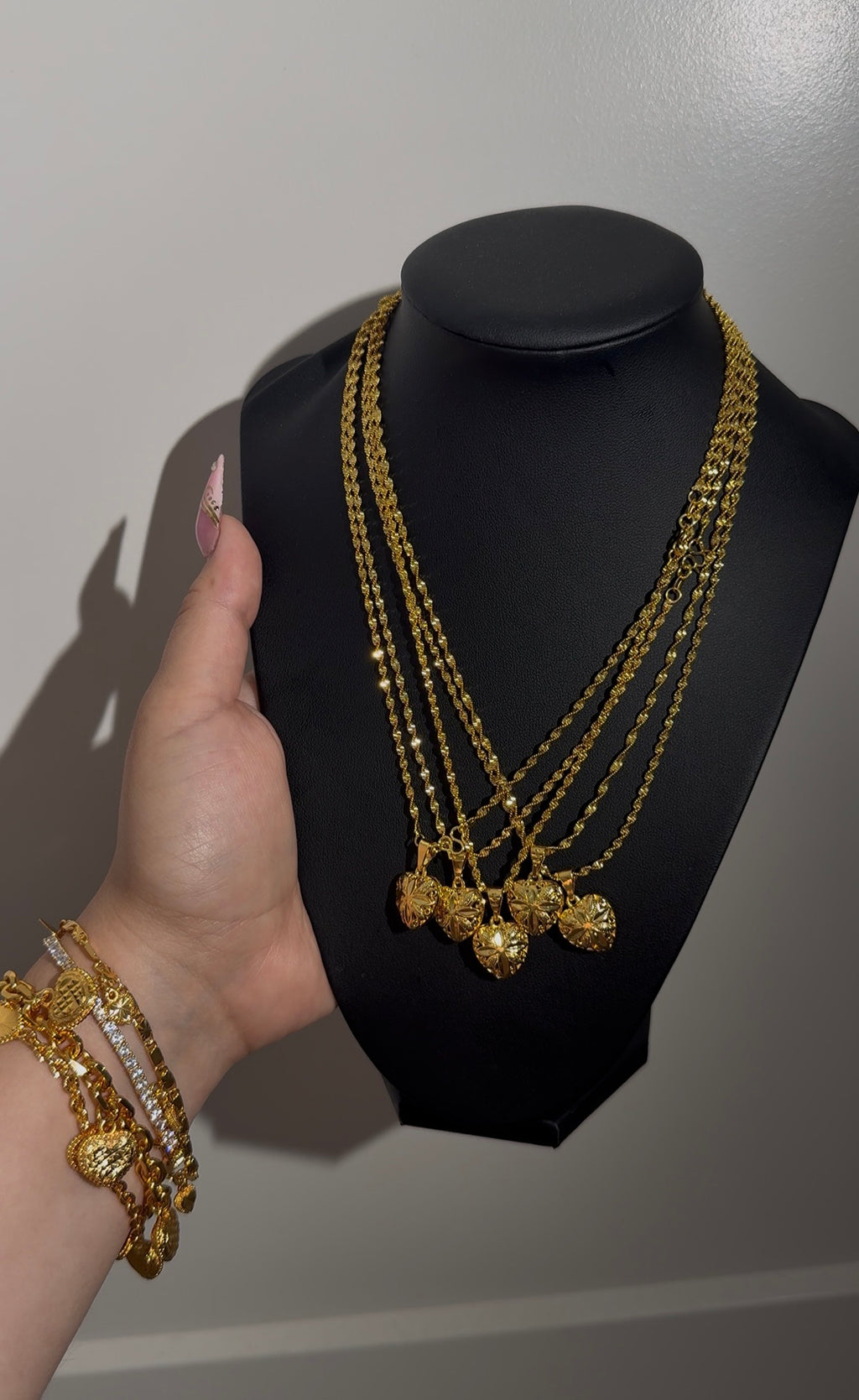 24K Heart Necklace