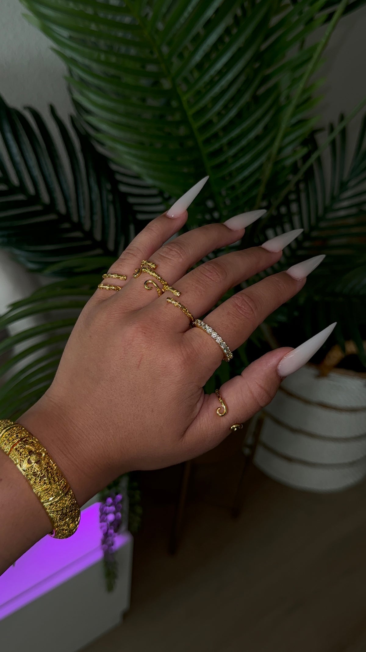 Whimsy Vintage 24K Rings