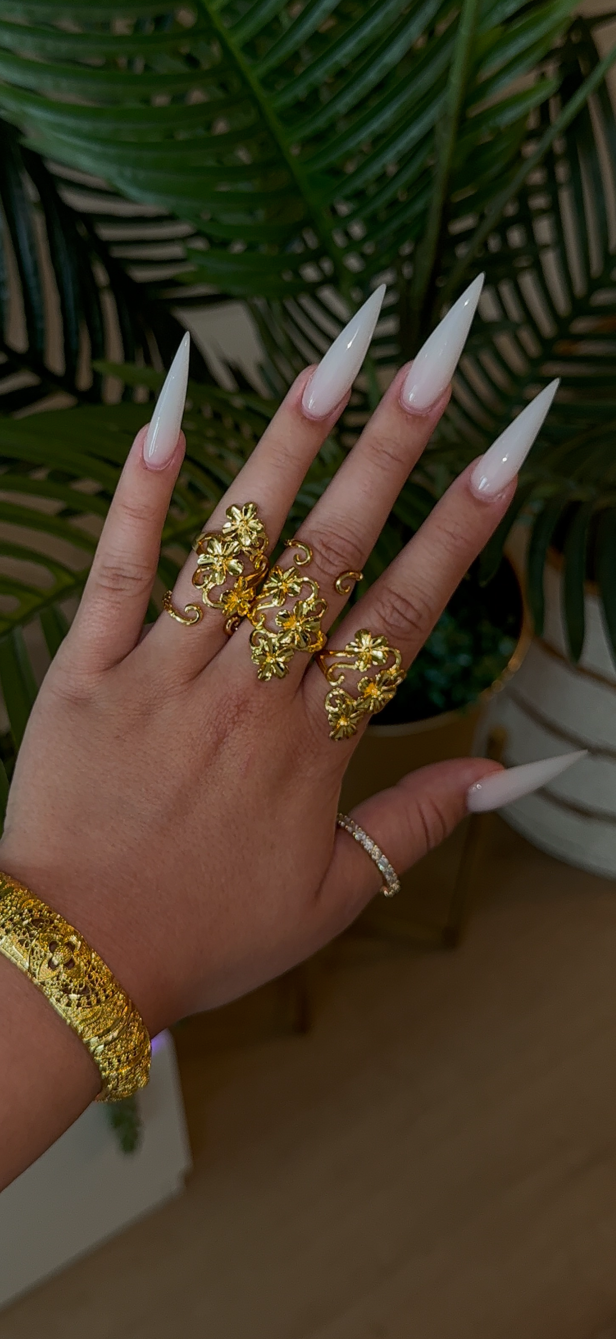 Whismy Stack Flower Ring