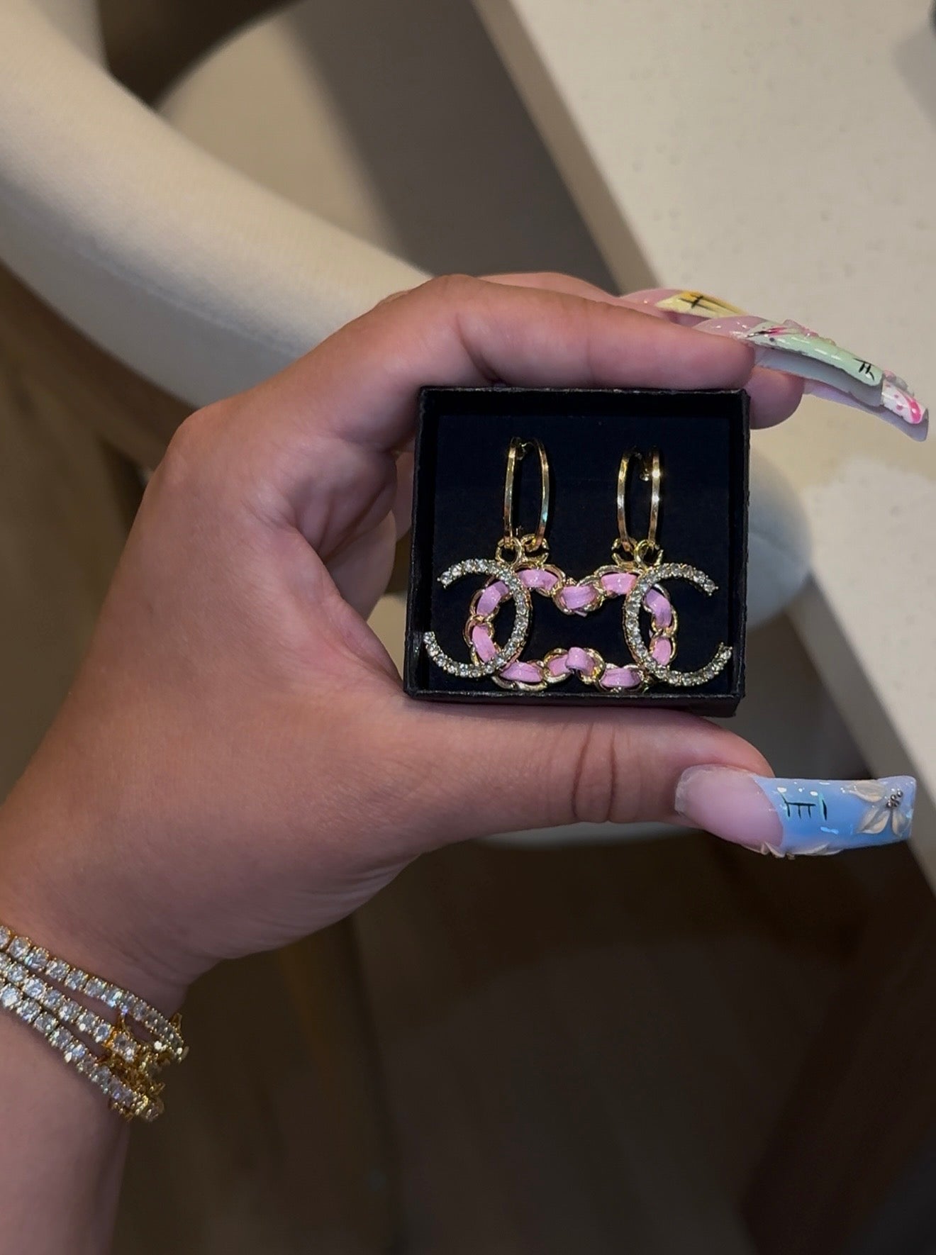Chanel Swing Earings