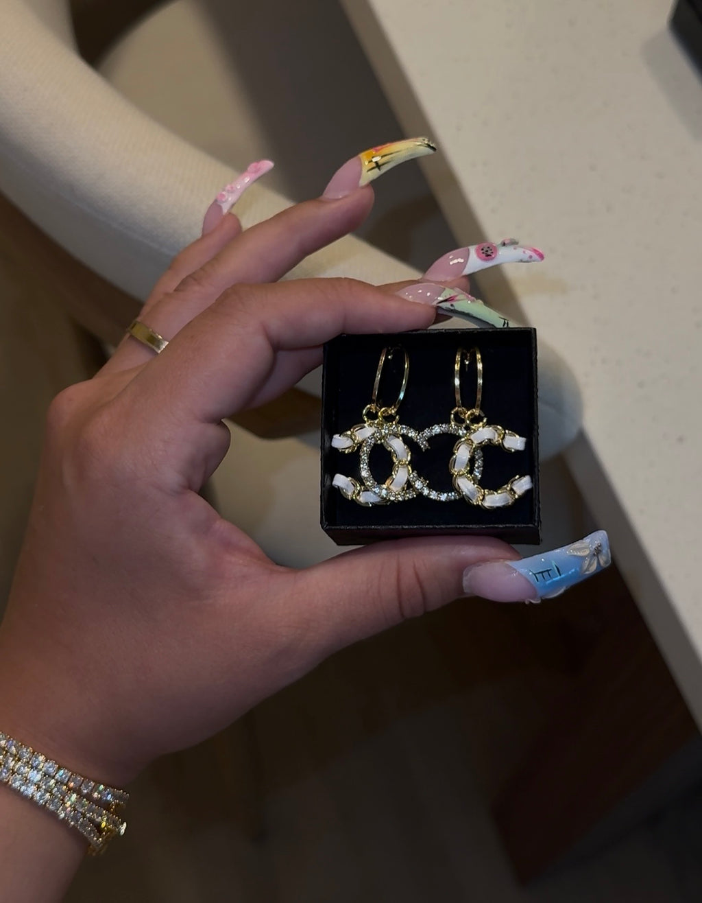 Chanel Swing Earings
