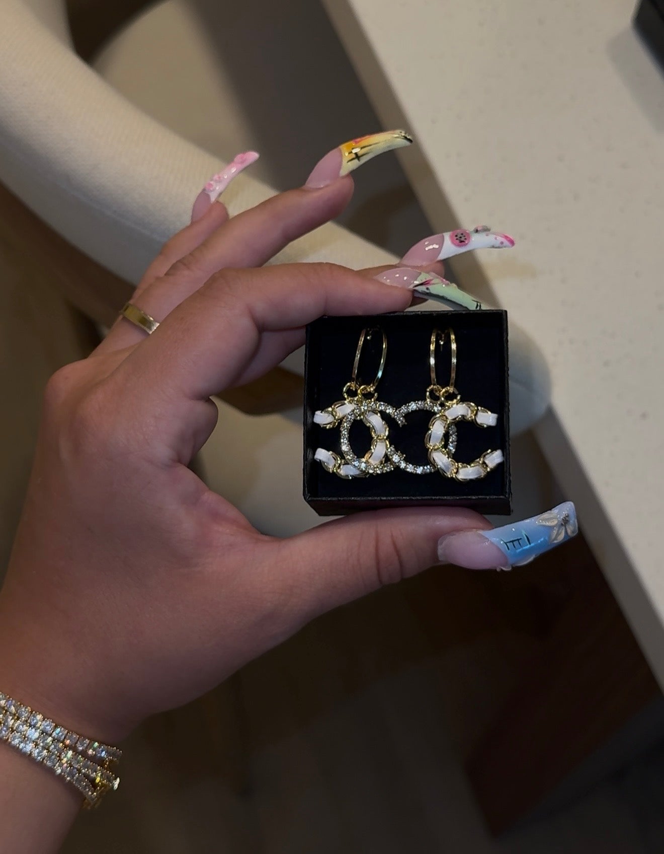 Chanel Swing Earings