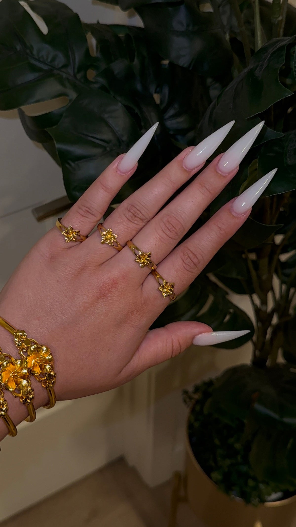 Star Flower 24k Ring