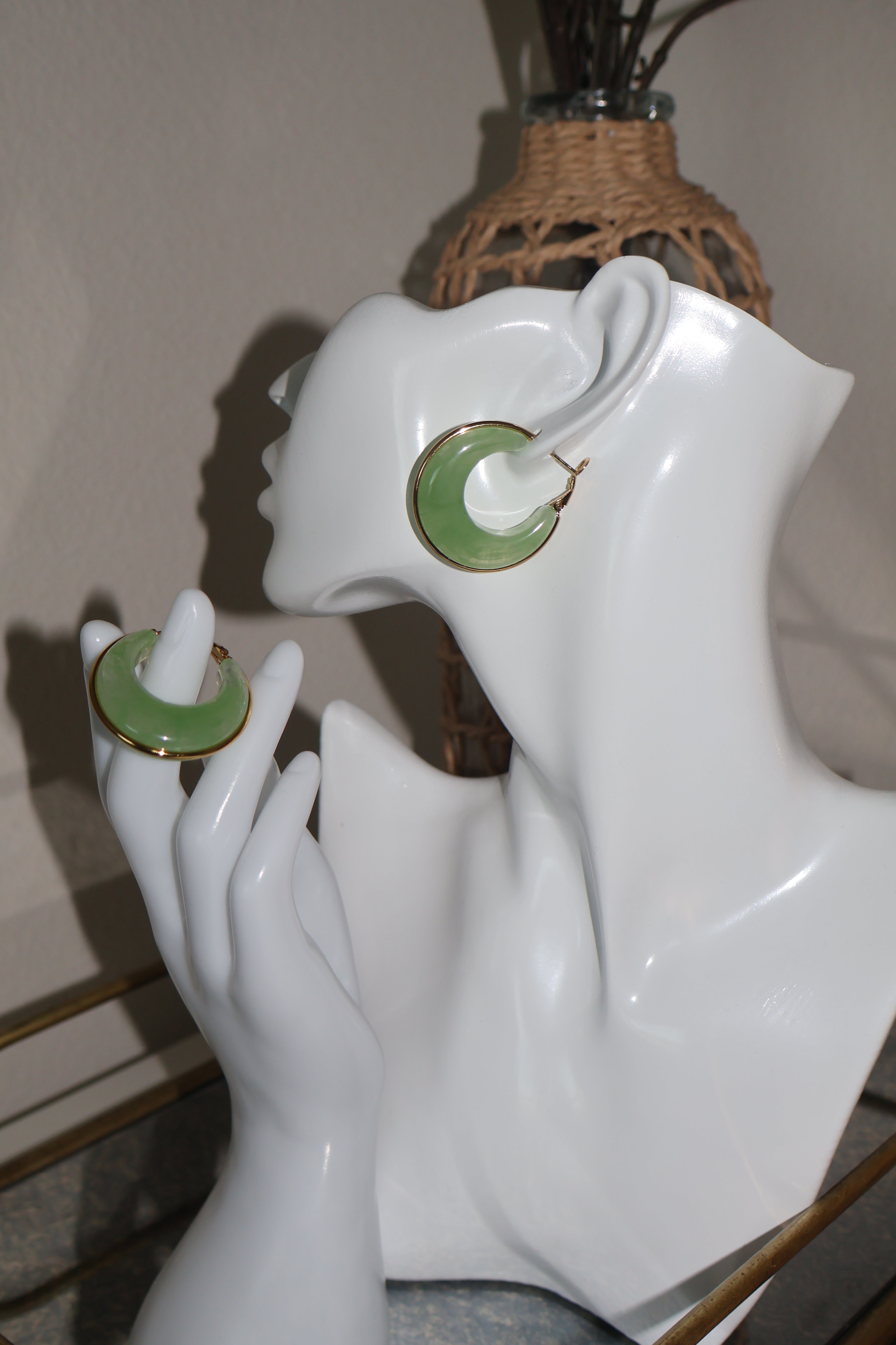 Jade Earings