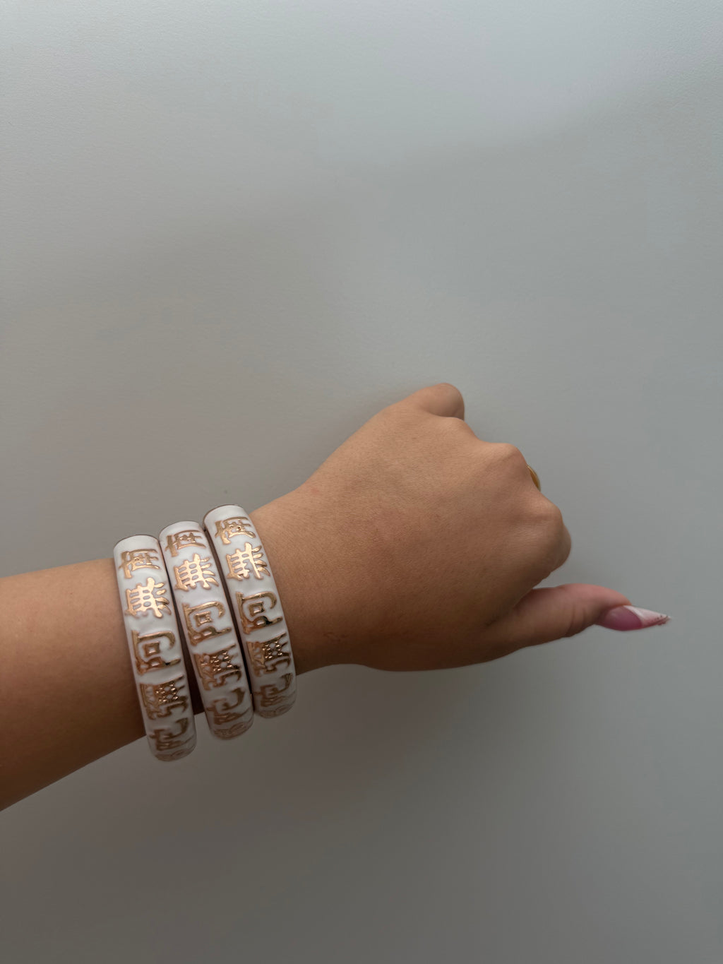 Scripture Jade Bangles