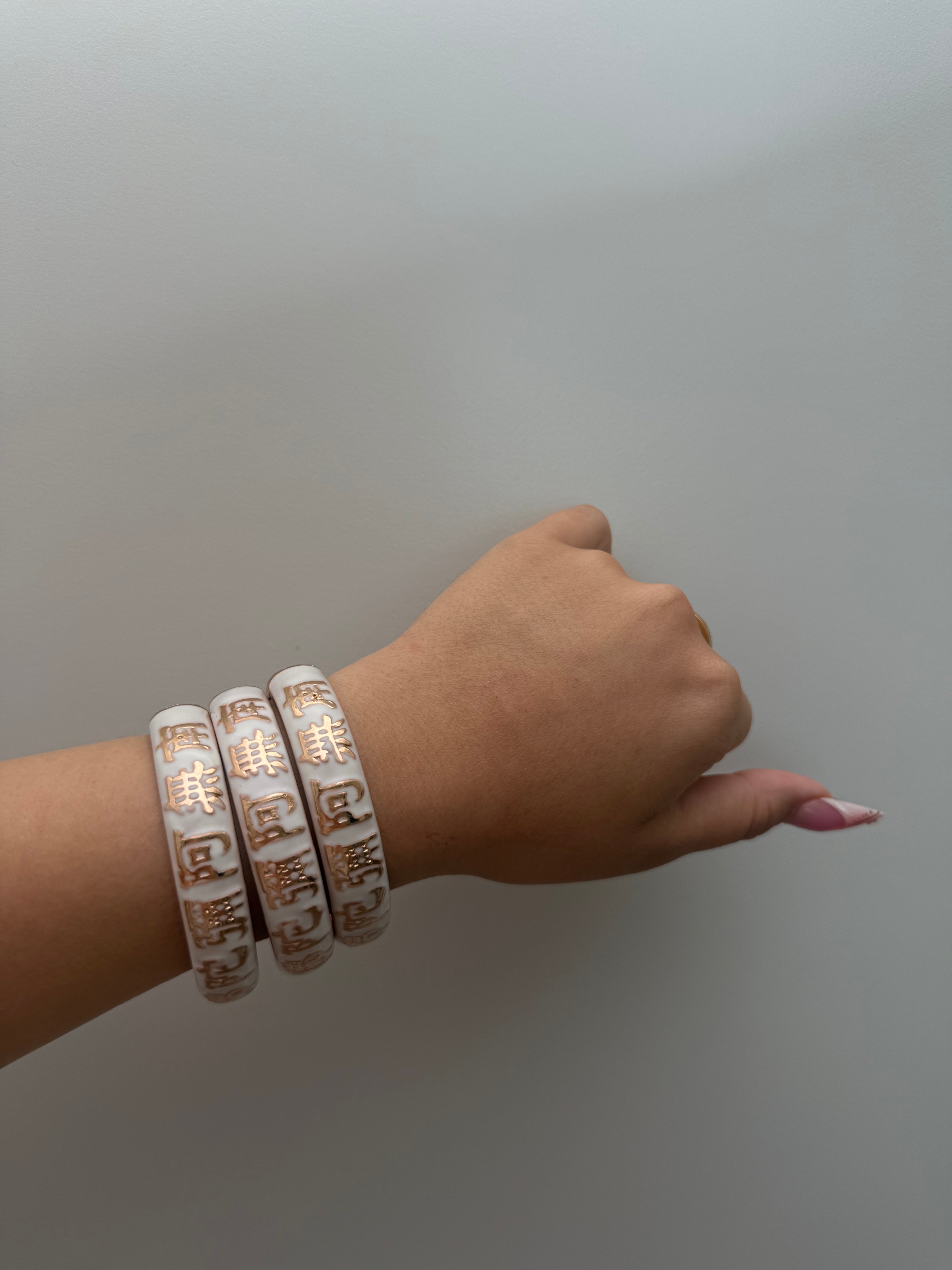 Scripture Jade Bangles