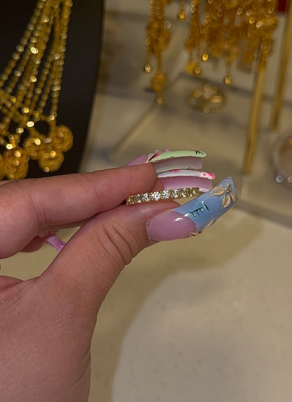 Gold Diamond Ring band