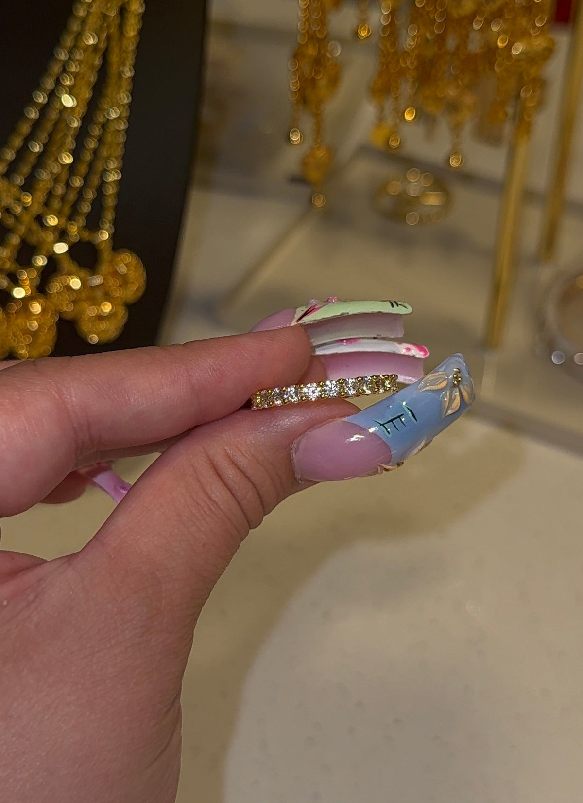 Gold Diamond Ring band