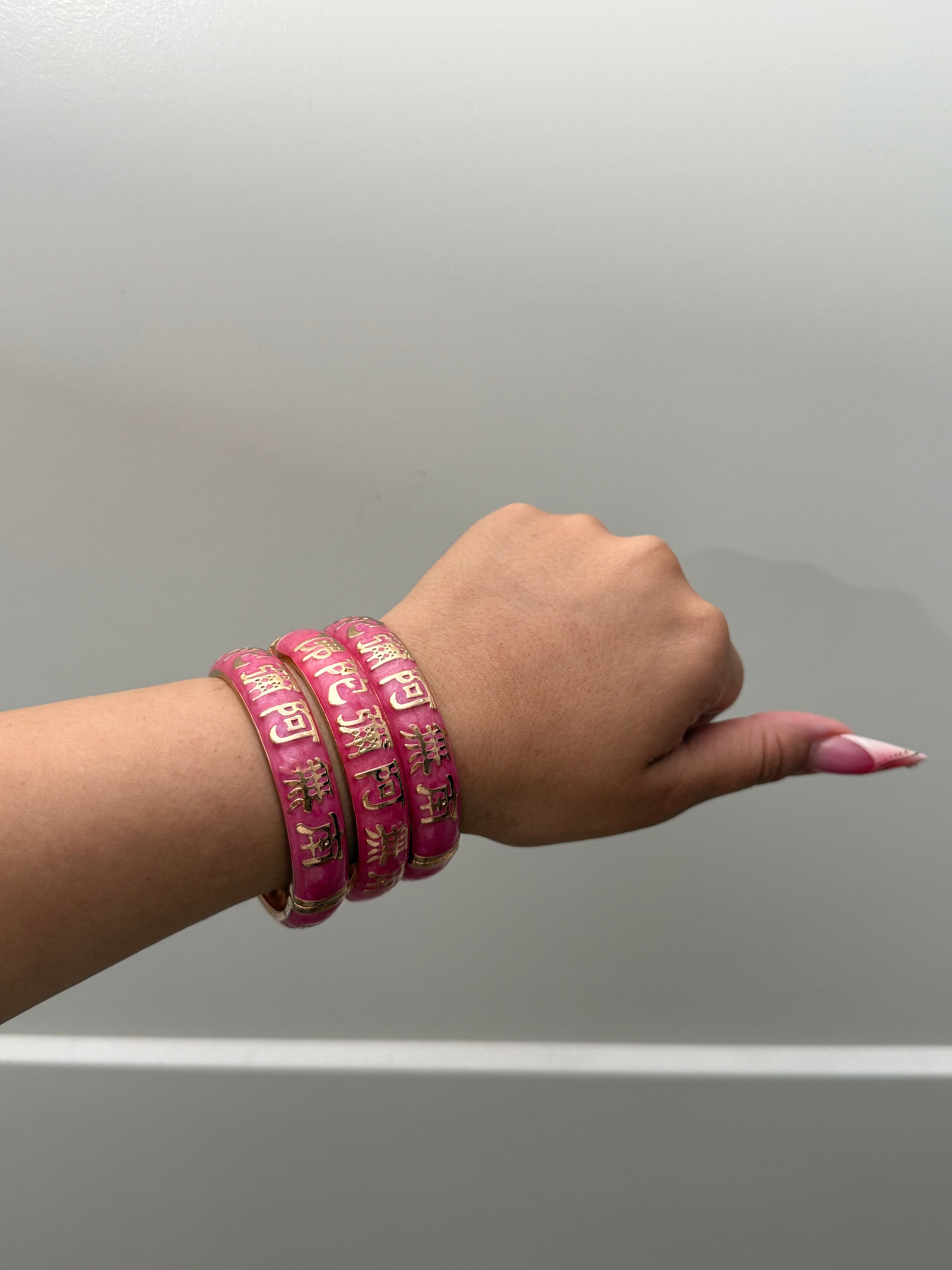 Scripture Jade Bangles