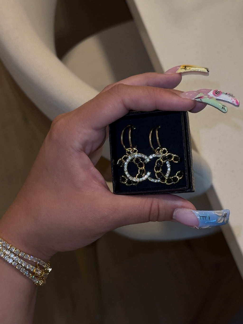 Chanel Swing Earings
