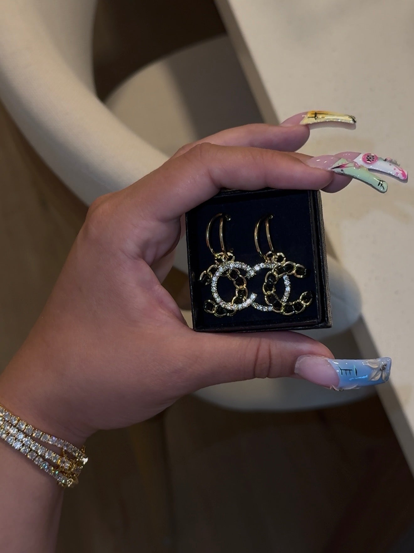 Chanel Swing Earings
